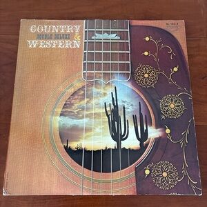 Vintage Country & Western Double Deluxe 2LP Japan Press Vinyl Folk